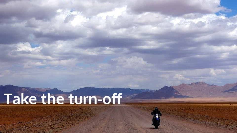 Namib desert road